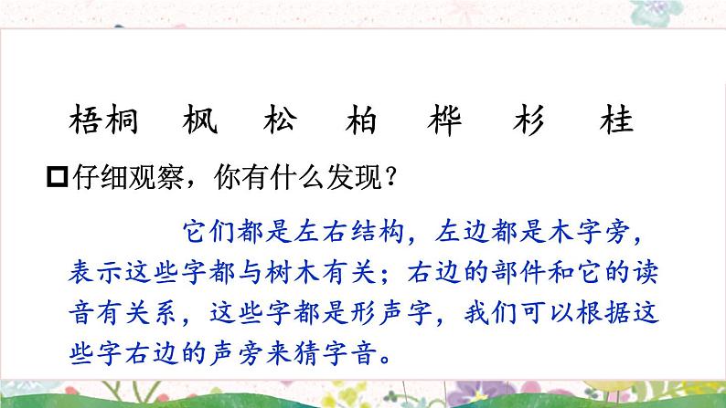 部编版语文二上第二单元 任务一 活动二：做客“木”字大家庭（课件PPT+教案+导读单）06