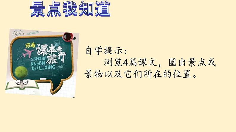 部编版语文二上第四单元 任务一：制定旅游路线（课件PPT+教案+导读单）04