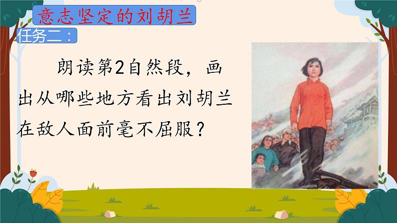 部编版语文二上第六单元 任务一 活动四：讲一讲刘胡兰的故事（课件PPT+教案+导读单）06
