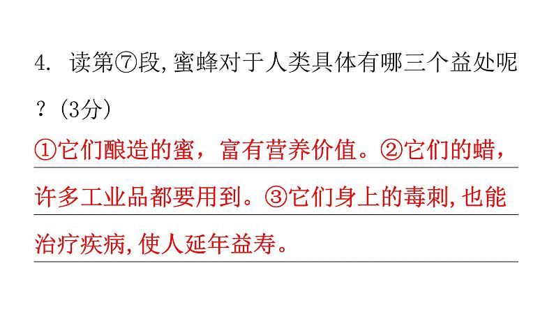 小学毕业语文总复习第七章阅读过关训练教学课件第8页