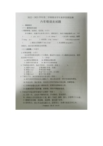 广东省清远地区2022-2023学年六年级下学期期末考试语文试题