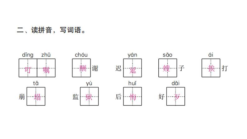 人教版小学语文五年级上册第三单元综合能力评价课件03