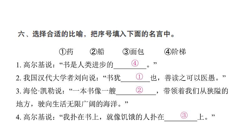 人教版小学语文五年级上册第八单元综合能力评价课件07