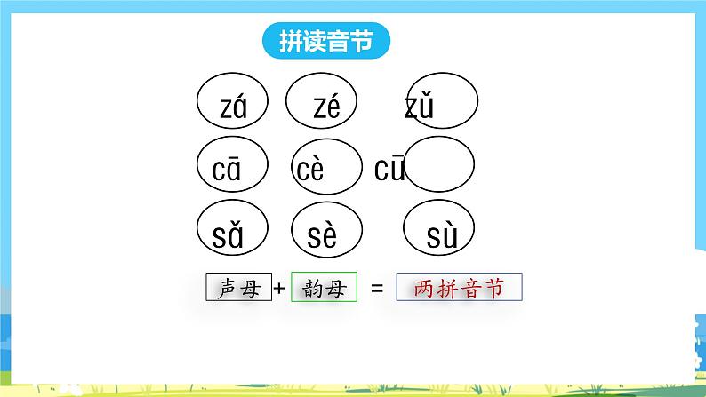 人教部编语文1上 第2单元 7.《zcs》 PPT课件+教案+练习05