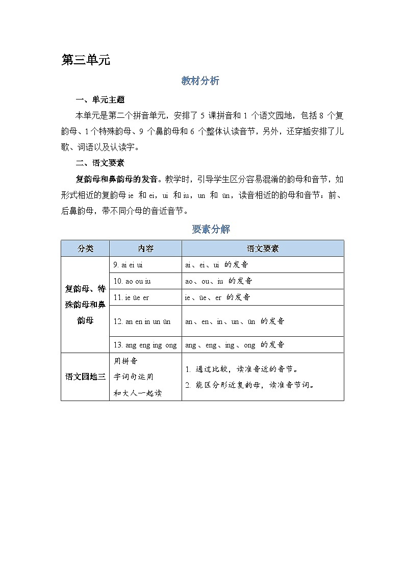 人教部编语文1上 第3单元 《语文园地三》 PPT课件+教案01