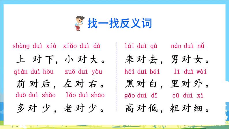 人教部编语文1上 第4单元 《语文园地四》 PPT课件+教案03