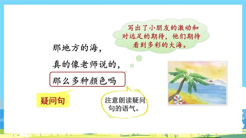 人教部编语文1上 9.《明天要远足》第二课时课件第6页