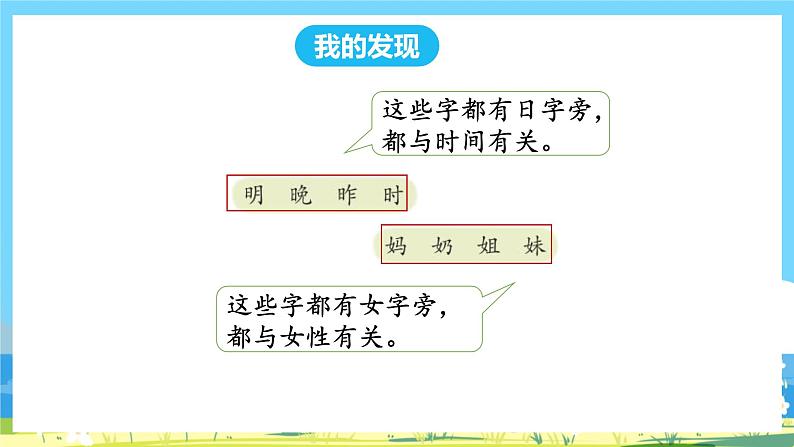 人教部编语文1上 第7单元《 语文园地七》 PPT课件+教案08