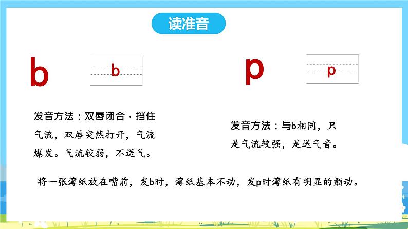 人教部编语文1上 第2单元 3.《bpmf》 PPT课件+教案+练习08