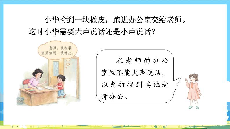 人教部编语文1上 《口语交际：用多大的声音》 授课课件第5页