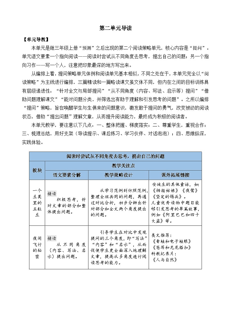 部编版四上语文  5 《一个豆荚里的五粒豆》  课件+教案+练习+素材01