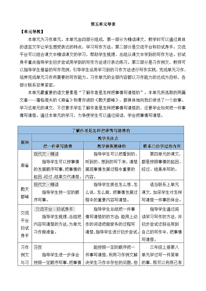 部编版四上语文  16 《麻雀》  课件+教案+练习+素材01