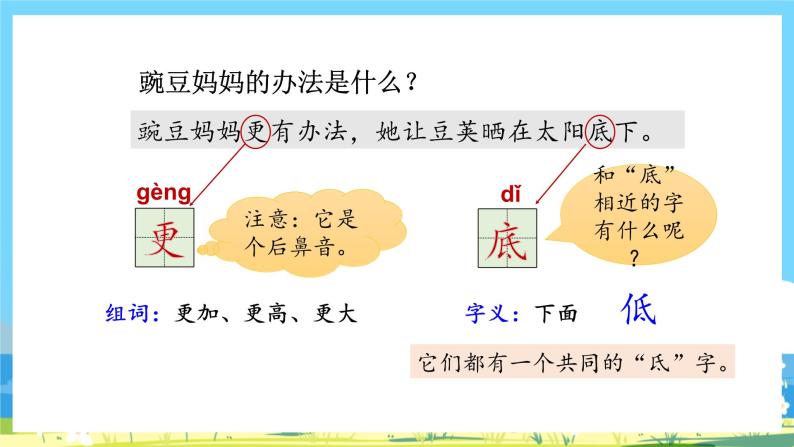 人教部编语文2上 第1单元 3.《植物妈妈有办法》 PPT课件+教案+练习05