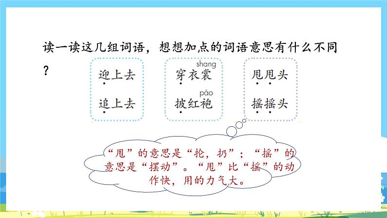 人教部编语文2上 第1单元 《语文园地一》 PPT课件+教案07