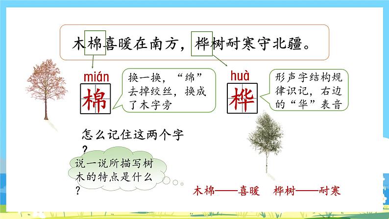 人教部编语文2上 第2单元 识字2《树之歌》 PPT课件+教案04