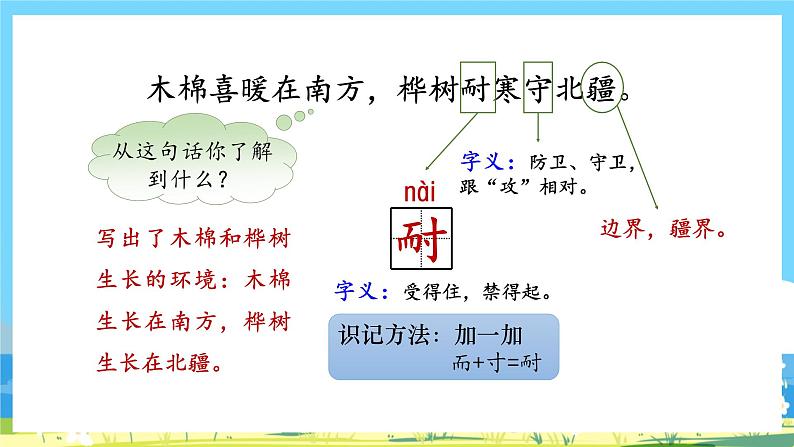 人教部编语文2上 第2单元 识字2《树之歌》 PPT课件+教案05