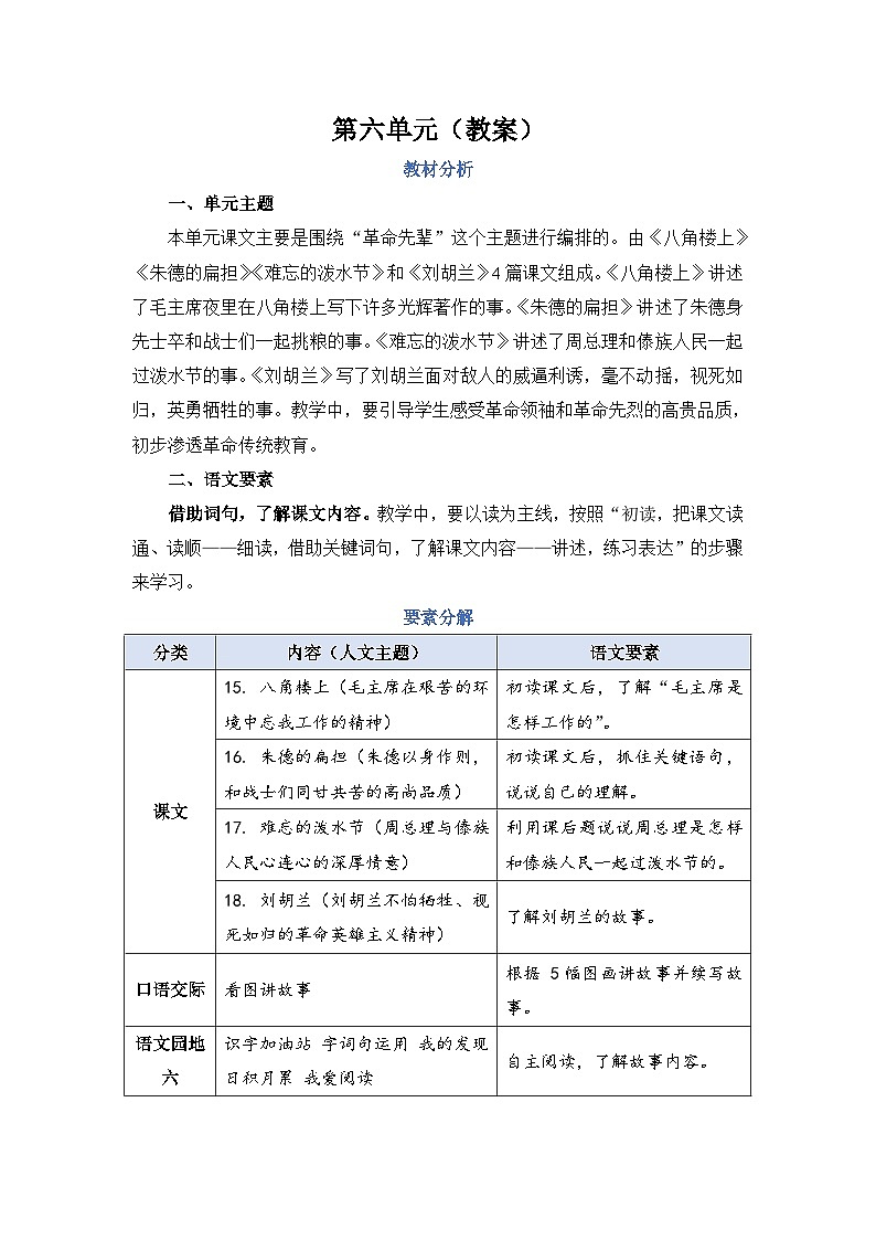 人教部编语文2上 第6单元 《语文园地六》 PPT课件+教案01