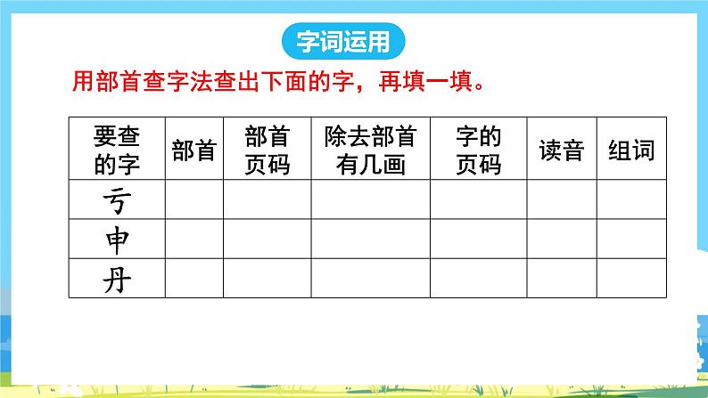 人教部编语文2上 第7单元《 语文园地七》 PPT课件+教案06