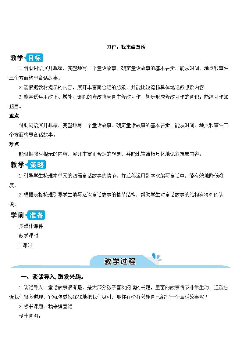 习作：我来编童话（课件+教案）01