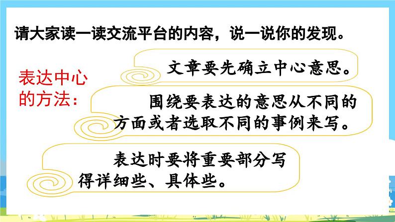 部编版六上语文  《交流平台与初试身手》  课件+教案08