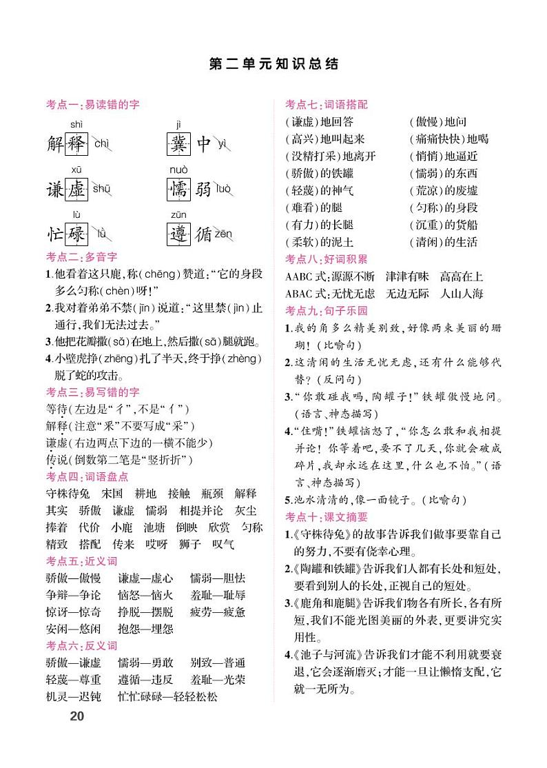 第二单元知识总结01