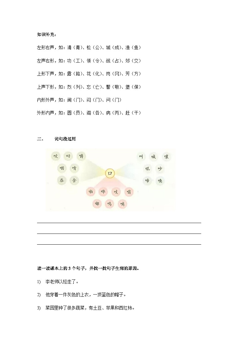 【知识精讲精练】部编版语文三年级上册-第三单元 ：语文园地 知识点讲义+练习（教师版+学生版）03