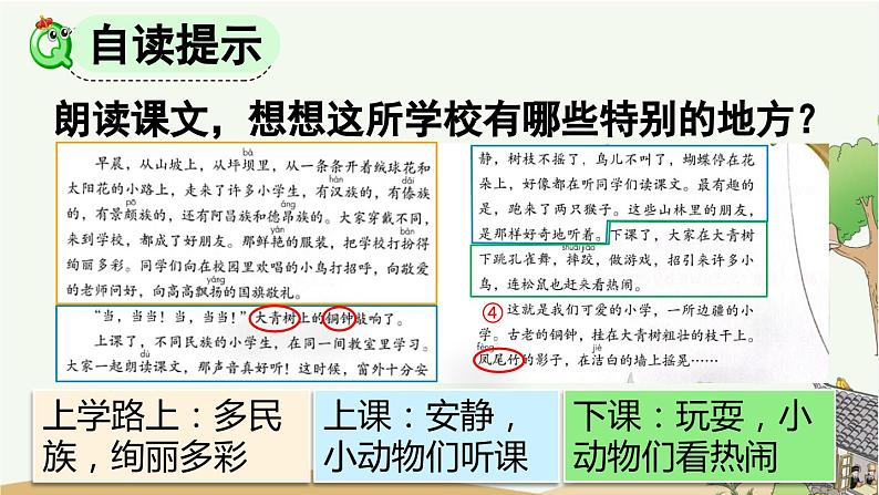 统编版语文三年级上册1 大青树下的小学 课件07