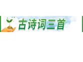 21《古诗词三首》 课件-部编版语文五年级上册