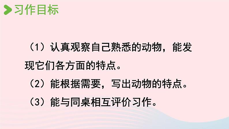 2023四年级语文下册第4单元习作我的动物朋友第1课时课件新人教版第3页