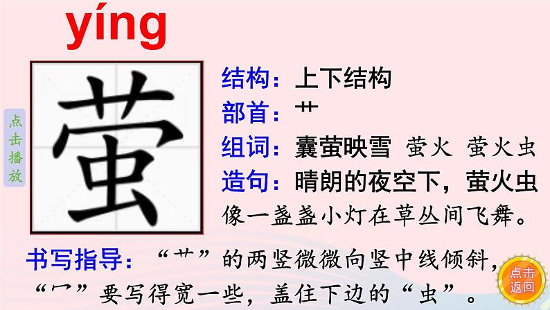 2023四年级语文下册第6单元18文言文二则笔顺动漫课件新人教版第4页