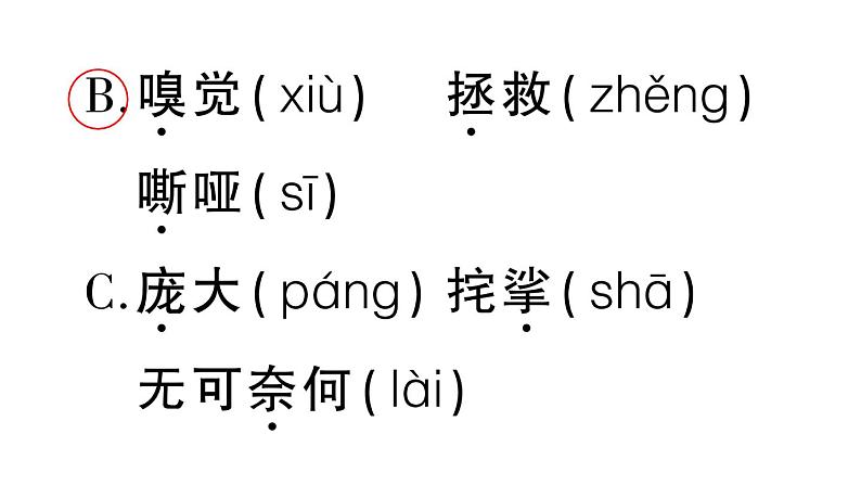 小学语文部编版四年级上册第五单元复习课件（2023秋新课标版）第3页