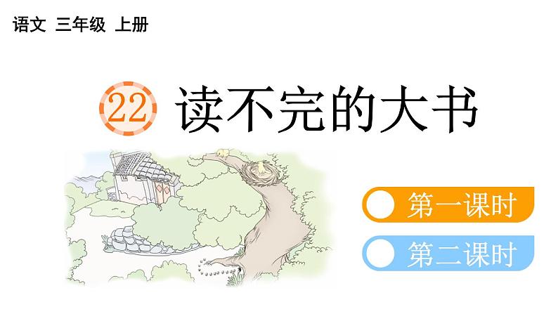 小学语文部编版三年级上册第22课《读不完的大书》课件（2023秋新课标版）第2页