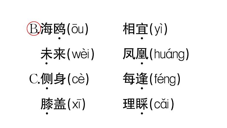 小学语文部编版三年级上册第六单元复习练习课件（2023秋新课标版）第3页