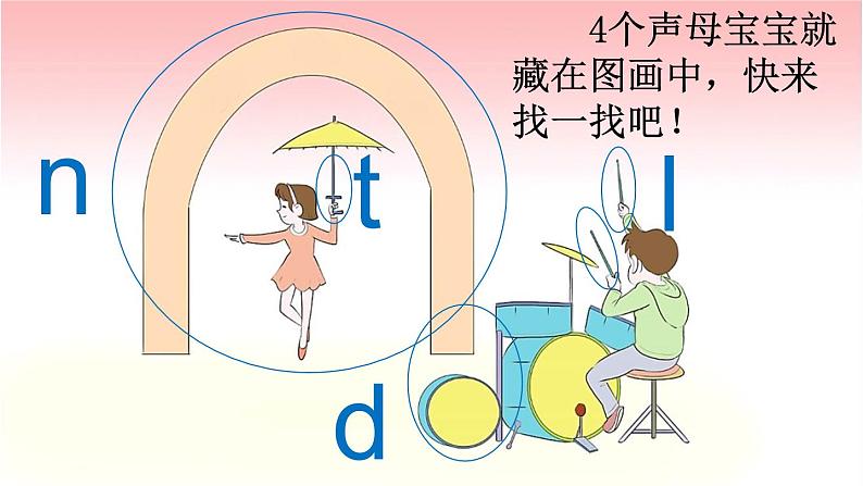 小学语文部编版一年级上册汉语拼音4 d t n l课件（2023秋新课标版）05