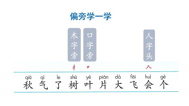 小学语文部编版一年级上册课文1《秋天》课件（2023秋新课标版）08