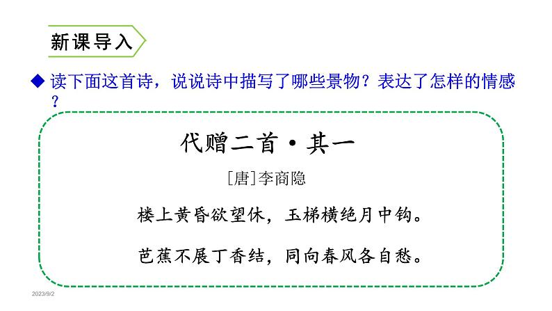 2.丁香结（课件） 六年级上册语文  2023-2024学年第一学期人教部编版第2页