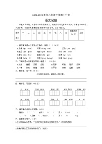 山东省聊城市茌平区2022-2023学年六年级下学期小升初语文试题