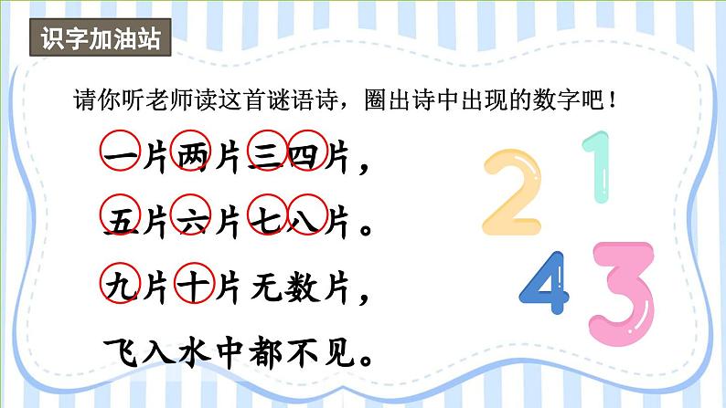 语文园地一 互动探究（识字加油站+字词句运用+书写提示）课件PPT第3页