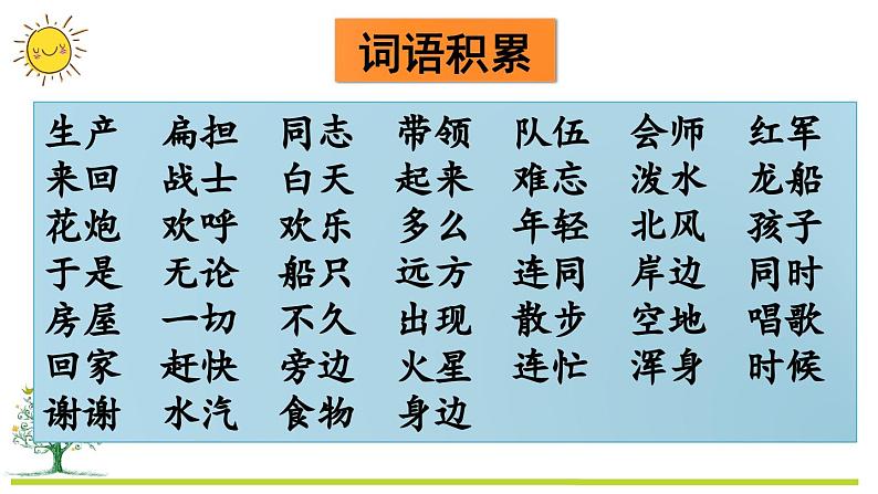 部编版二上语文期末复习专项2：词语复习课件07