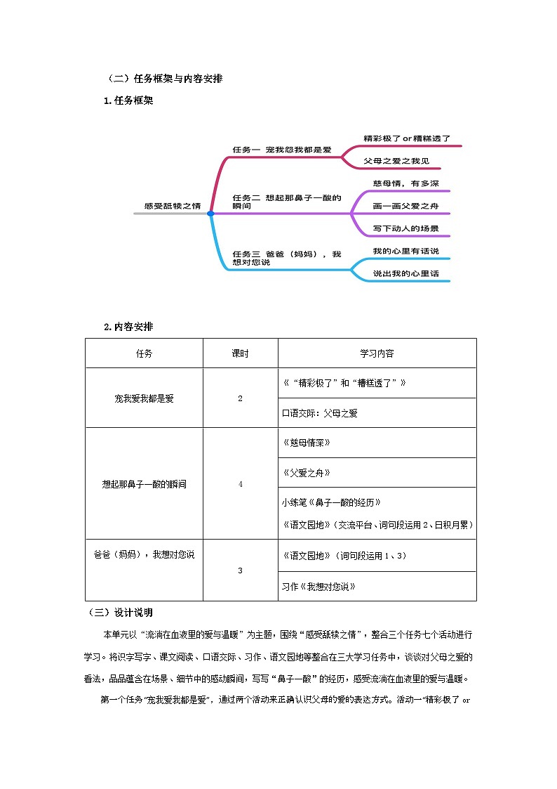 【大单元教案】 部编版 小学语文 五年级上册 第六单元 流淌在血液里的爱与温暖（教学设计）03