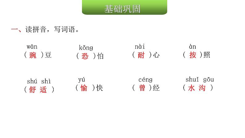 人教版小学语文四年级上册第二单元5一个豆荚里的五粒豆课件03