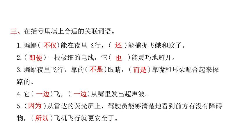 人教版小学语文四年级上册第二单元6夜间飞行的秘密课件第5页