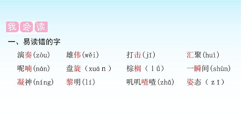 人教版小学语文三年级上册第七单元知识盘点七课件02