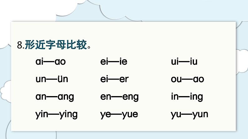 （复习课件）部编版一年级上册  第三单元07