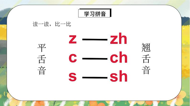 人教版语文一年级上册课件汉语拼音8 zh ch sh r（课件）07