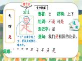人教版语文一年级上册课件4 四季（生字讲解）