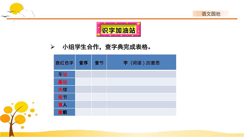 语文园地四-部编版语文三年级上册 课件教案05