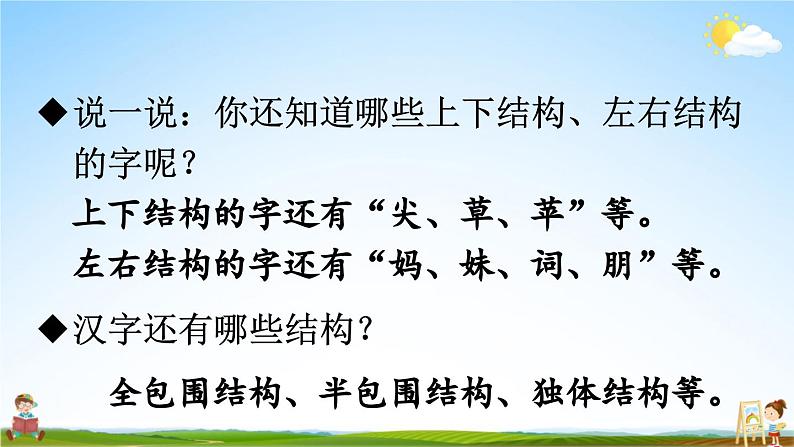 人教部编版小学一年级语文上册《语文园地六》课堂教学课件PPT公开课第5页