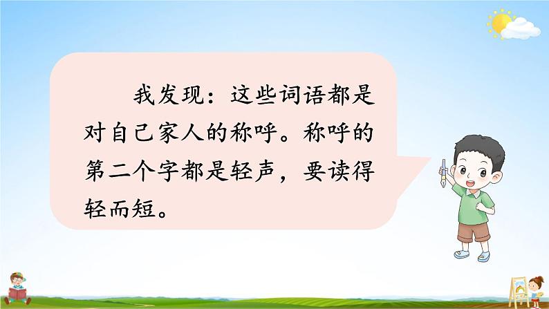 人教部编版小学一年级语文上册《语文园地七》课堂教学课件PPT公开课第3页