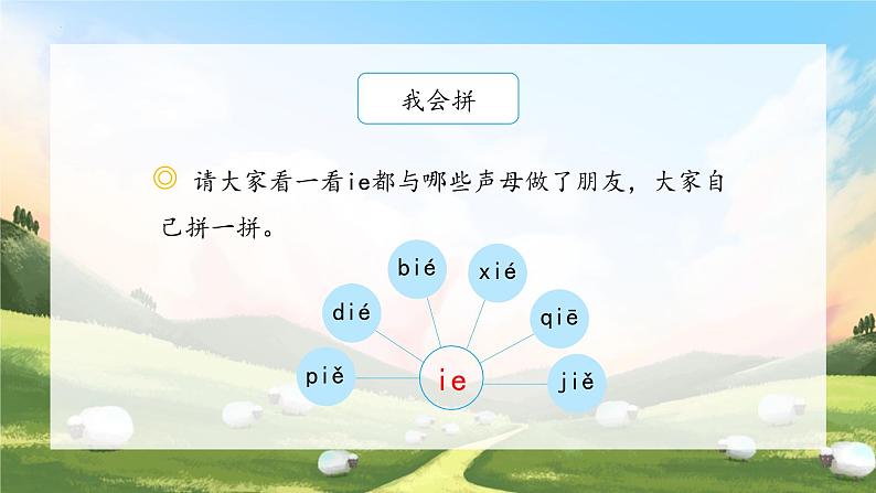 11《ie ue er》（课件）一年级上册语文部编版第8页